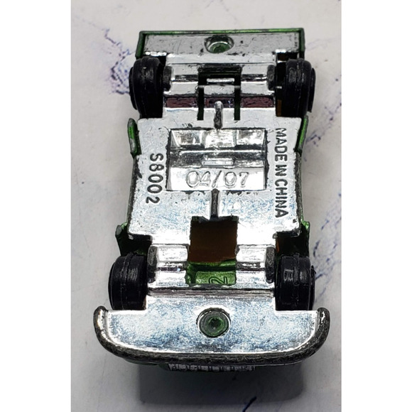 Vintage Ford Mustang Cobra II # 4 S8002 Diecast Car Vehicle Toy Green Marz Karz - Picture 6 of 6